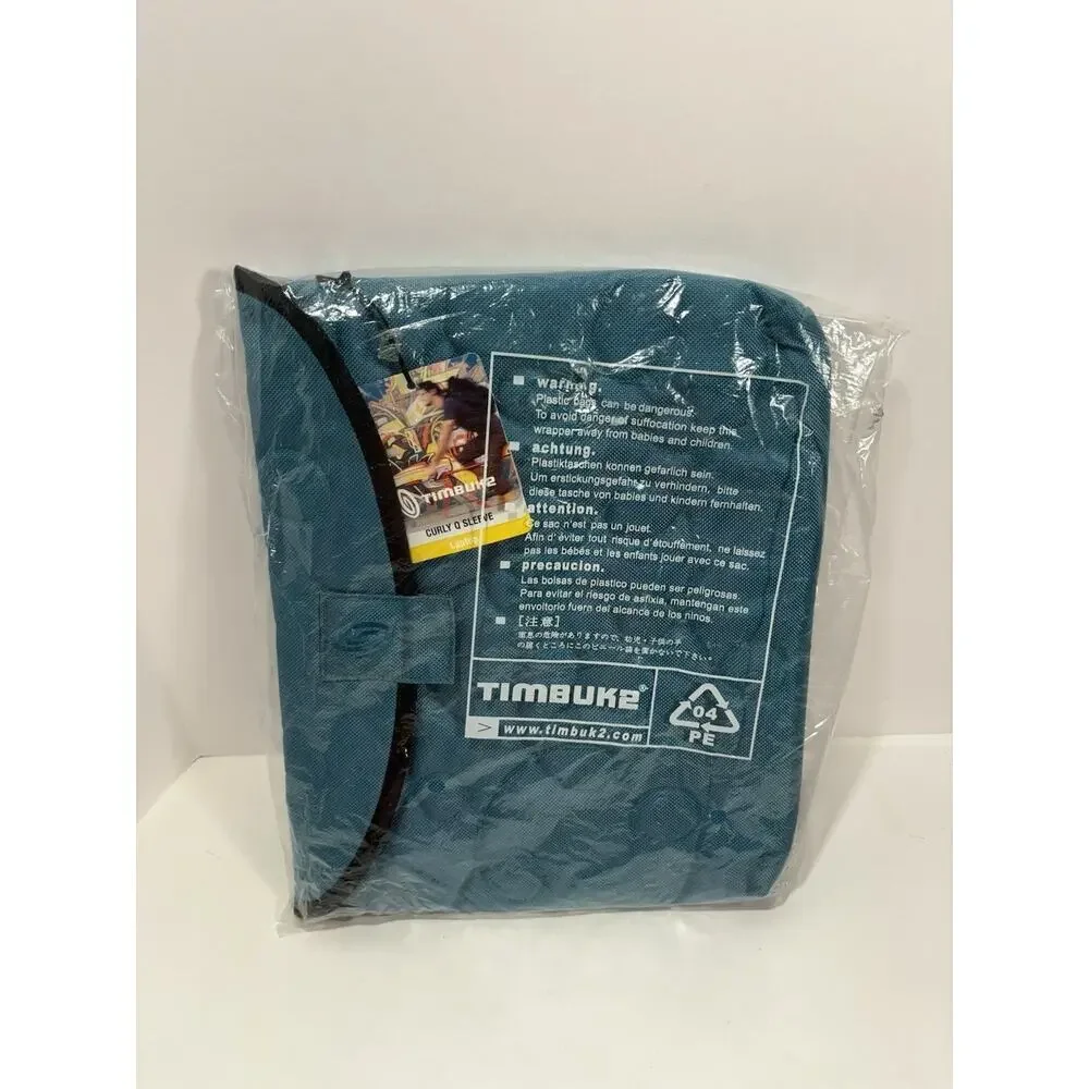 Timbuk2 Quilted Curly Q Laptop Sleeve Blue Computer Case Peacock M Brand‎ New